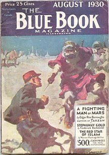 Blue Book August 1930: Fighting Man of Mars