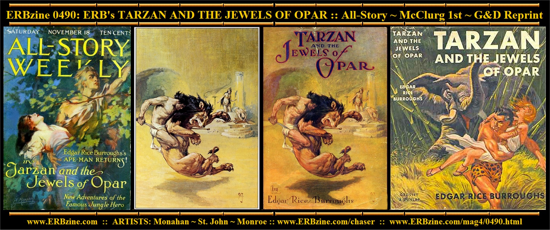 ERBzine 7025 Jewels of Opar Intro Woodrow Edgar Nichols,