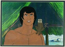 Tarzan Animated Film Cell