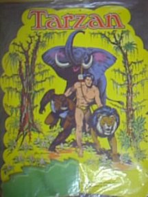 Tarzan paper centerpiece dated 1975-1977