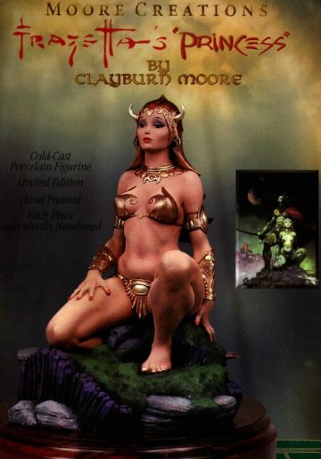 Frazetta's Princess: Statue by Clayburn Moore