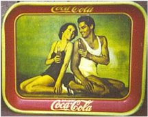 Coke Tray: Tarzan and Jane