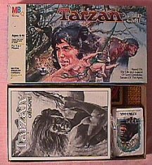 1984, Milton Bradley, Tarzan Card Game.No.4411