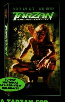 VHS jacket for Tarzan and the Lost City