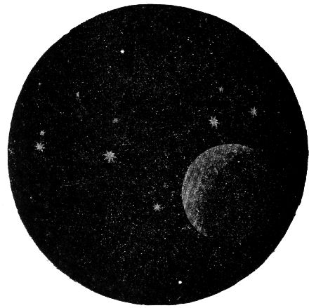 Fig. 26.Occultation of the Pleiades by the Moon.