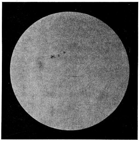 Fig. 29.Direct photograph of the Sun.