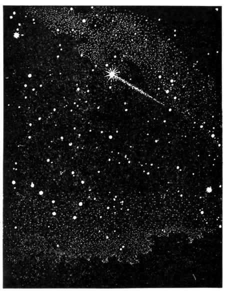 Fig. 56.Fire-Ball seen from the Observatory at Juvisy, August 10, 1899.