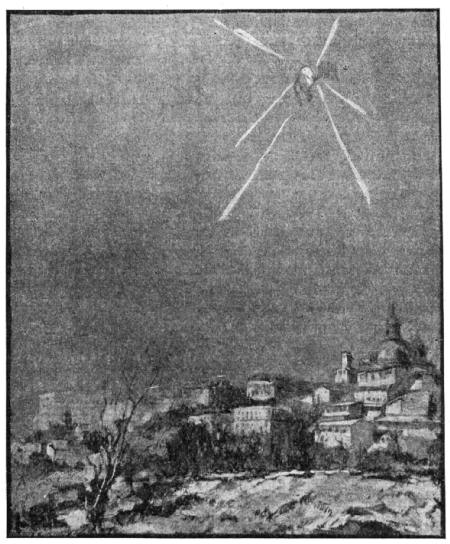 Fig. 57.Explosion of a Fire-Ball above Madrid, February 10, 1896.