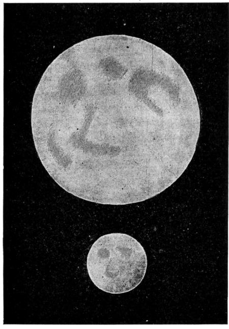 Fig. 65.The Moon viewed with the unaided eye.