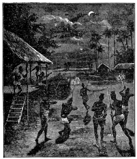 Fig. 76.Eclipse of the Moon at Laos (February 27,1877).