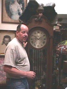 Danton and the famous ERB grandfather clock