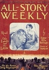LAD AND THE LION story in All-Story Pulp Magazine