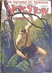 The Return of Tarzan serial in New Story pulp magazine