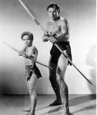 Lex Barker and Tommy Carlton: Tarzan's Savage Fury