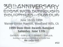 Dum-Dum Banquet Ticket