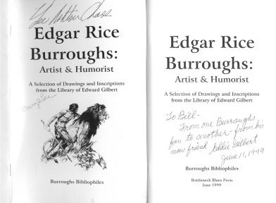 ERB Inscriptions and Drawings from the Collection of Eddie Gilbert