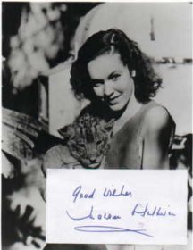 Maureen O'Sullivan Glossy Publicity Still - Autograph