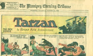 Winnipeg Free Press Tarzan Sunday Page - Oct. 14, 1933