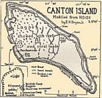 Canton Island Map