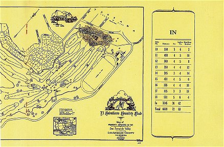 el caballero country club erbzine angeles los booklet souvenir golf course