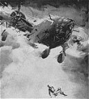 He hurtled toward death ~ interior art by John Coleman Burroughs