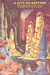 Back Cover: Amazing: March 1941 - The City of Mummies (Llana of Gathol) J. Allen St. John