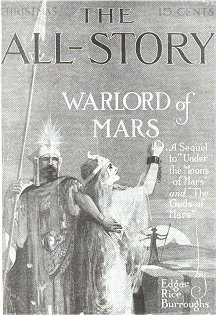 All-Story - December 1913 - Warlord of Mars 1/4 b/w