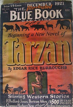 Blue Book - December 1927 - Tarzan, Lord of the Jungle 1/6