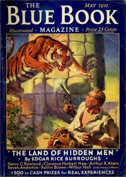 Blue Book - May 1931 - Land of Hidden Men 1/5