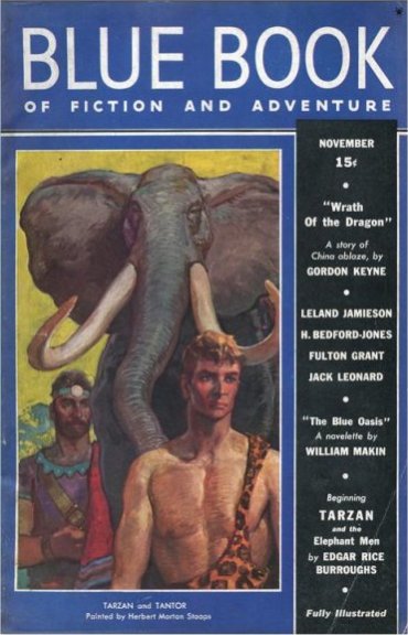 Blue Book - November 1937 - Tarzan and the Elephant Men 1/3