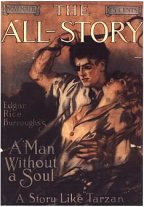 All-Story November 1913 - Man Without A Soul - P.J. Monahan Art - All