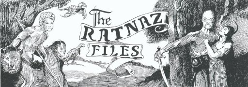 Ratnaz Files Logo from All-Gory Pulp Parody Magazine