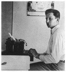LRH at the start of his long writing career