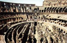 Interior of the Roman Colosseum