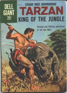 Dell Giant #37 - Tarzan King of the Jungle Annual #37 on Dell
