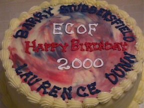 ECOF Birthday Cake for Barry and Laurence