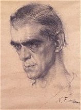 Boris Karloff by Fechin