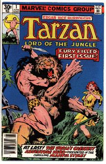 First issue of Marvel Tarzan