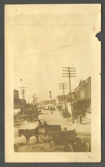 circa 1918 - Front Street Morgan City, Louisiana