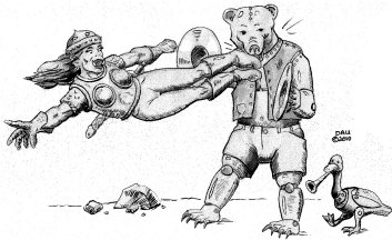 Urroz vs. the Mechanical Bear by David Ullery 22