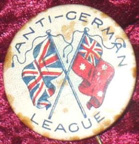 1915 Australian Anti-German Button