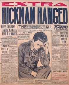 ERB Reports on the Notorious 1928 Hickman Trial: 13 Columns for the LA Examiner
