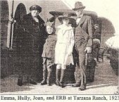 The Burroughs family at Tarzana Ranch