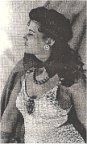 Jane Ralston Burroughs posing as Dejah Thoris