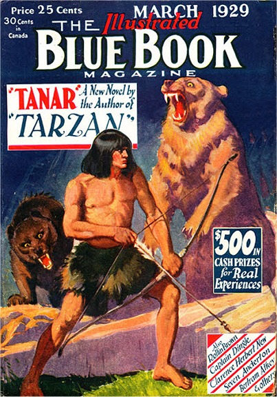 Blue Book - March 1929 - Tanar of Pellucidar 1/6