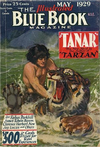 Blue Book - May 1929 - Tanar of Pellucidar 3/6
