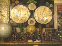 Barsoom Map and globes - Jetan pieces