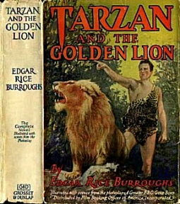 Adapted Movie Still: Tarzan and the Golden Lion (Photoplay) - 4 b/w movie stills