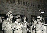 ERB at Hawaii Red Cross Canteen ~ WWII