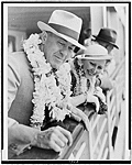 Ed and Florence arrive in Hawaii - 1935